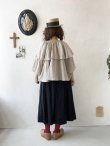 画像17: kosatofuku／リボンと大きなフリルカラーのブラウス・生成り (17)