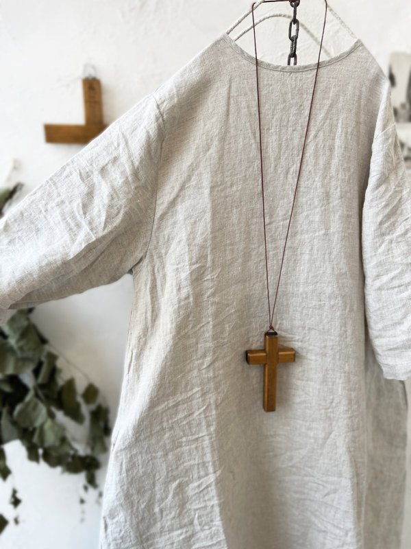 画像14: Re:born/リネンワンピース・ブラック (14)