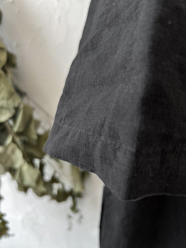 画像3: Re:born/リネンワンピース・ブラック (3)