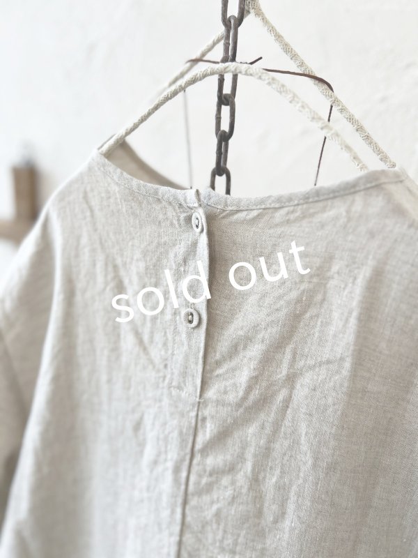 画像9: Re:born/リネンワンピース・ナチュラル (9)