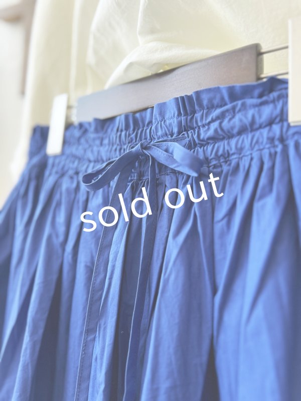 画像3: Re:born/ギャザースカート・ブルー (3)