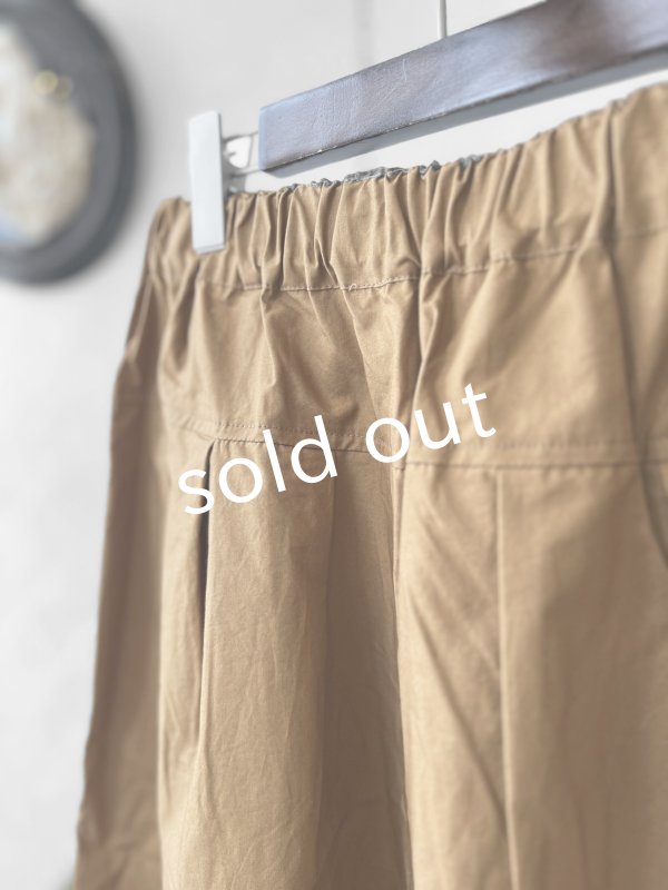 画像6: je suis comme je suis/蕾パンツ・キャメルブラウン (6)