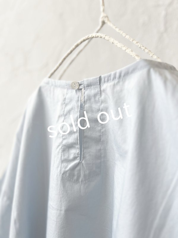 画像10: je suis comme je suis/サイドギャザーブラウス・水色 (10)