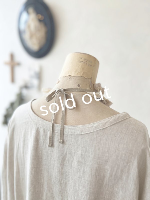 画像6: pollenbienco／アンティークレースのチョーカー・くすみピンク (6)