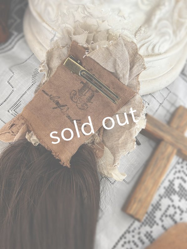 画像5: pollenbienco／アンティークレースのウィッグクリップ (5)