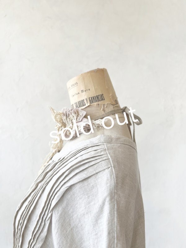 画像5: pollenbienco／アンティークレースのチョーカー・くすみピンク (5)