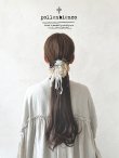 画像1: pollenbienco／アンティークレースのウィッグバレッタ (1)