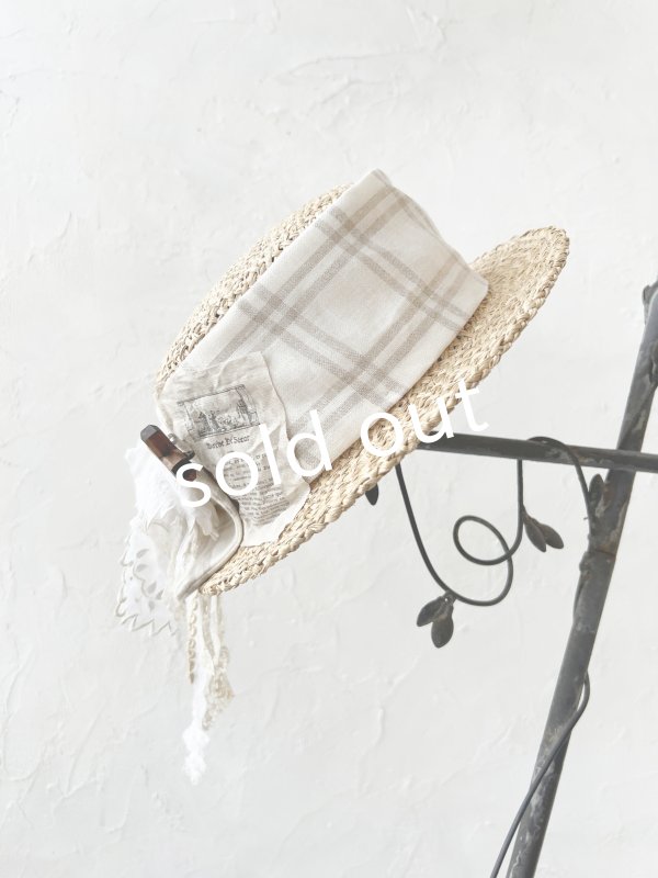 画像7: pollenbienco／アンティークレースの帽子・I (7)