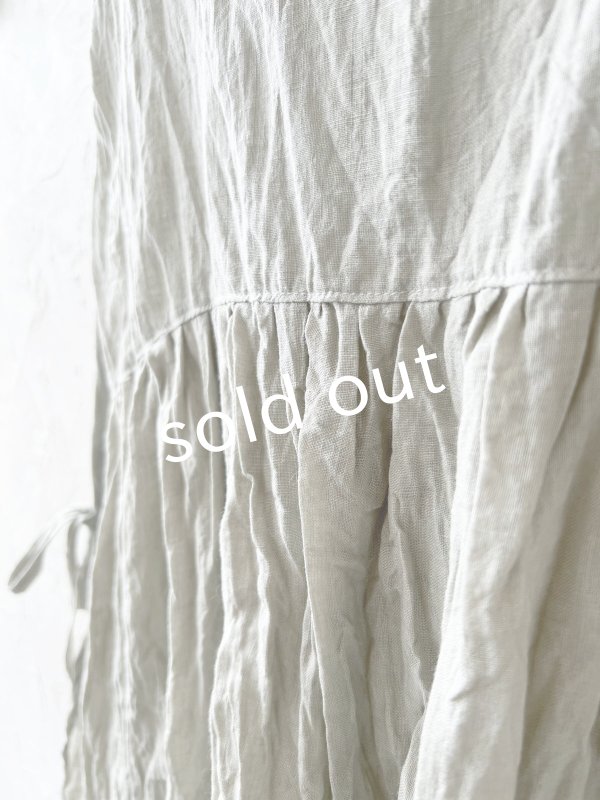 画像13: pollenbienco/アンティークレースのギャザージレ (13)