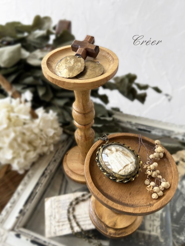 画像1: Creer／パインキャンドルスタンド (1)