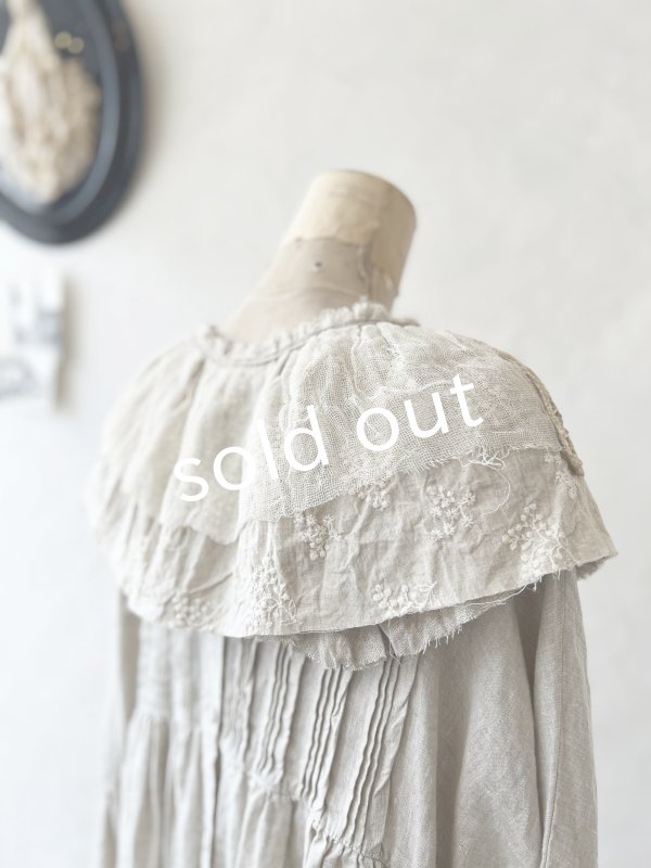 画像8: pollenbienco／アンティークレースのティペット・B (8)