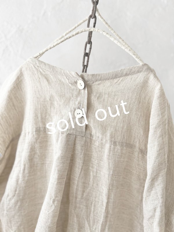 画像10: MARCHE' DE SOEUR／裾リボンプルオーバー・杢生成り (10)