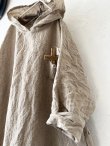 画像10: MARCHE' DE SOEUR／Ａラインフードワンピース・ベージュシャンブレー (10)