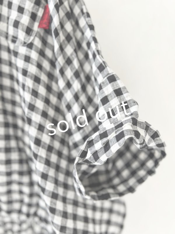 画像4: MARCHE' DE SOEUR／裾リボンプルオーバー・ギンガム (4)