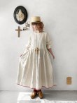 画像12: MARCHE' DE SOEUR／ギャザーワンピース・赤耳ミリチェック (12)
