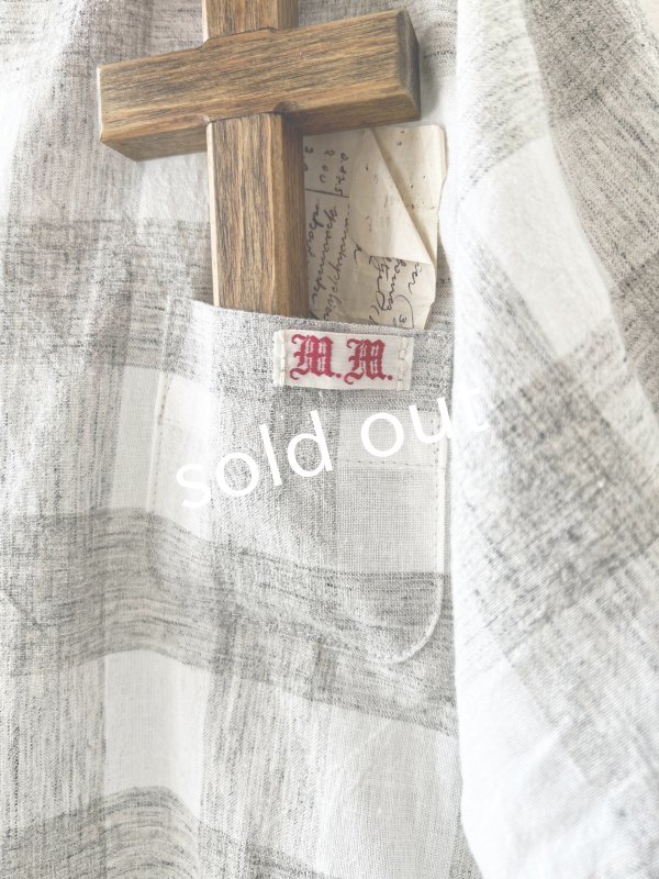 画像5: MARCHE' DE SOEUR／Ａラインフードワンピース・チェック (5)