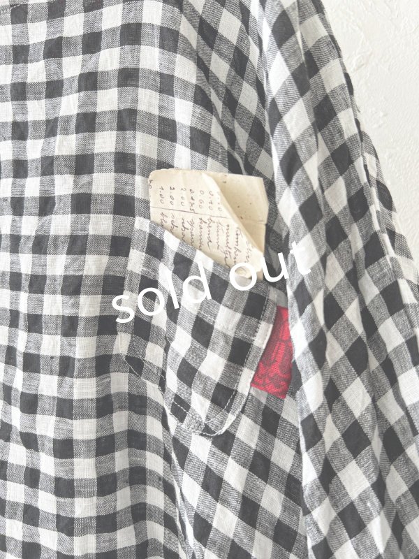 画像5: MARCHE' DE SOEUR／裾リボンプルオーバー・ギンガム (5)