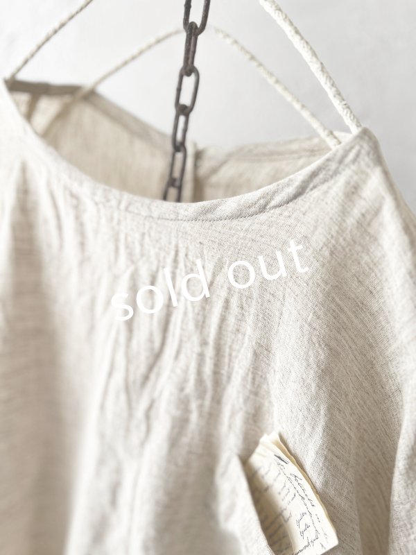 画像8: MARCHE' DE SOEUR／裾リボンプルオーバー・杢生成り (8)