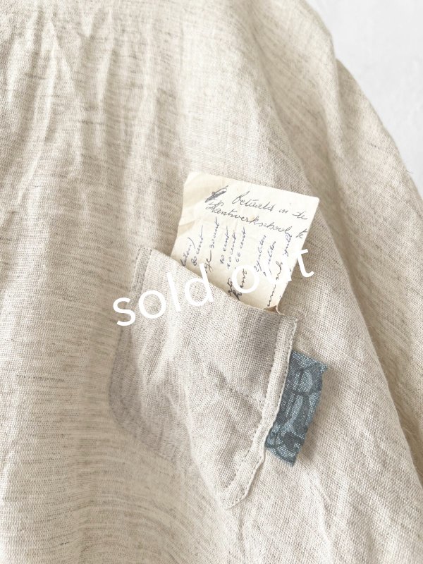 画像5: MARCHE' DE SOEUR／裾リボンプルオーバー・杢生成り (5)