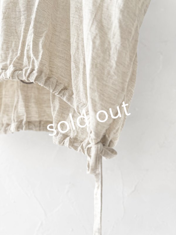 画像3: MARCHE' DE SOEUR／裾リボンプルオーバー・杢生成り (3)