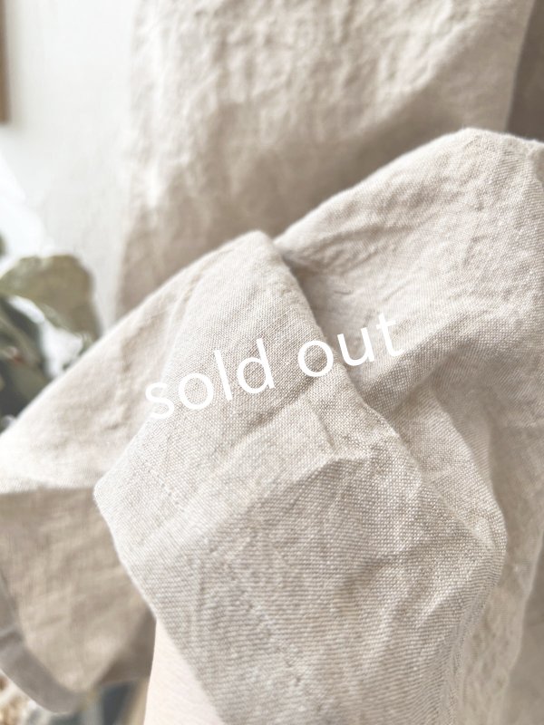 画像9: MARCHE' DE SOEUR／Ａラインフードワンピース・ベージュシャンブレー (9)