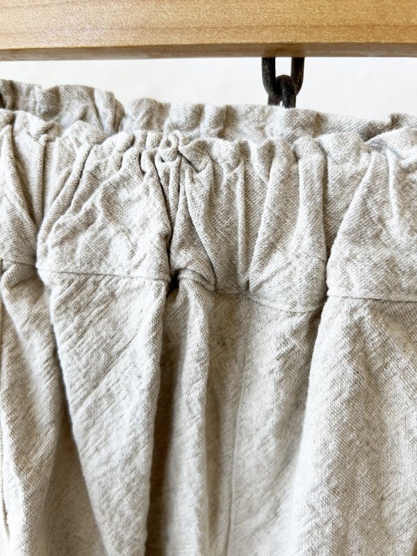 画像3: seasew./501 キャンバス後切替コクーンパンツ・生成り (3)