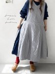 画像11: je suis comme je suis/タブリエドレス・ネイビーストライプ (11)