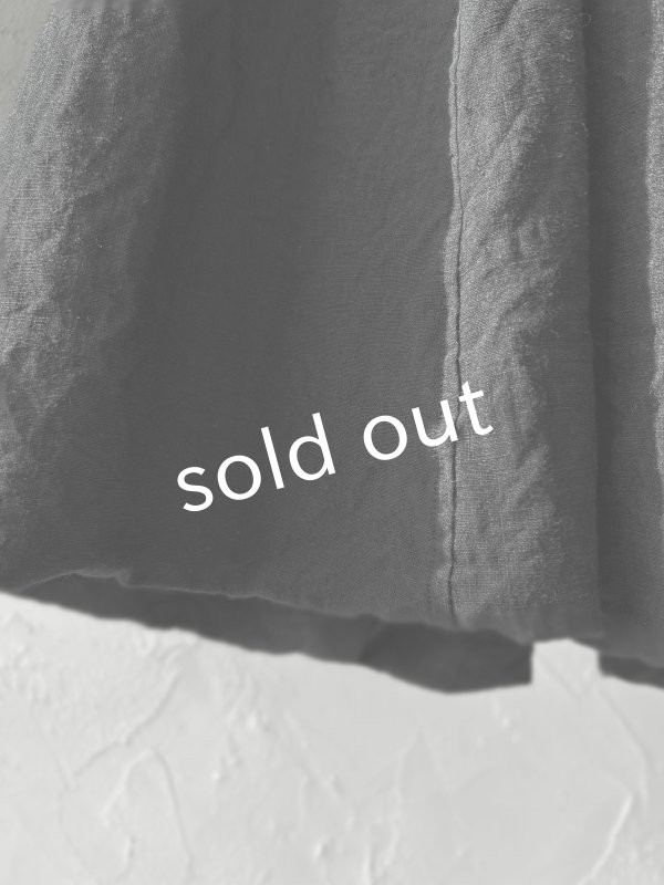 画像7: MARCHE' DE SOEUR／二枚仕立てのスカート・黒 (7)