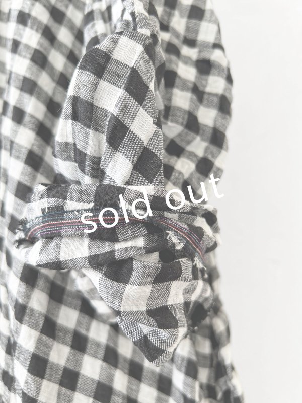 画像3: MARCHE' DE SOEUR／ワイドチュニック・ギンガム (3)