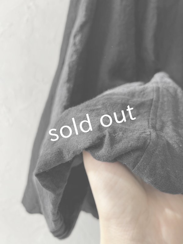 画像6: MARCHE' DE SOEUR／二枚仕立てのスカート・黒 (6)