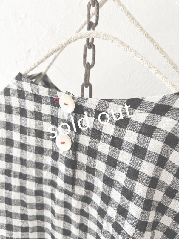 画像8: MARCHE' DE SOEUR／ワイドチュニック・ギンガム (8)