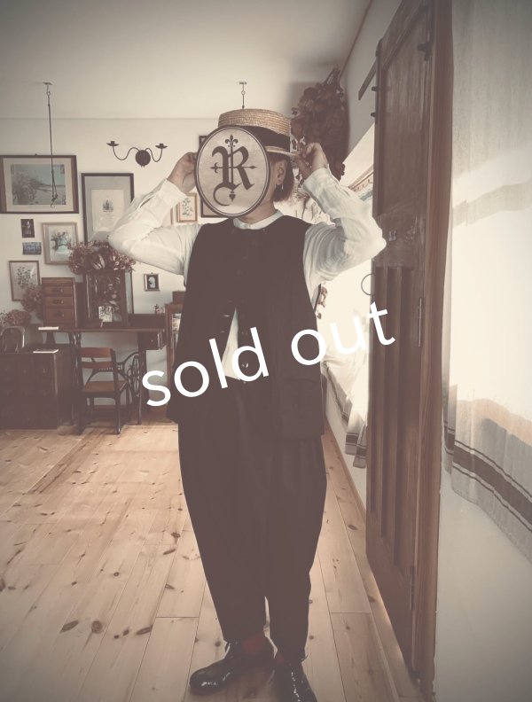 画像2: Reliure/VEST・black (2)