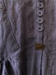 画像6: HALLELUJAH／1890's Bourgeron 羊飼いシャツワンピース・purple (6)