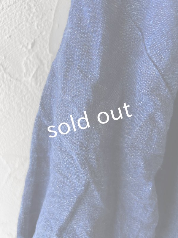 画像9: MARCHE' DE SOEUR／ギャザーワンピース・インディゴ染め (9)