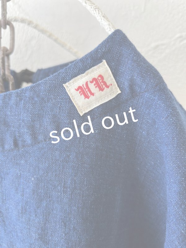 画像5: MARCHE' DE SOEUR／ギャザーワンピース・インディゴ染め (5)