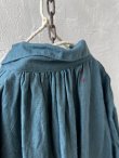 画像8: HALLELUJAH/1890's Bourgeron 羊飼いシャツワンピース・turquoise (8)