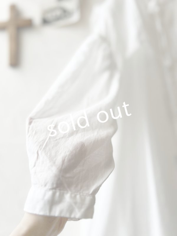 画像7: SO／ティペット付きギャザーワンピース・ブラック (7)