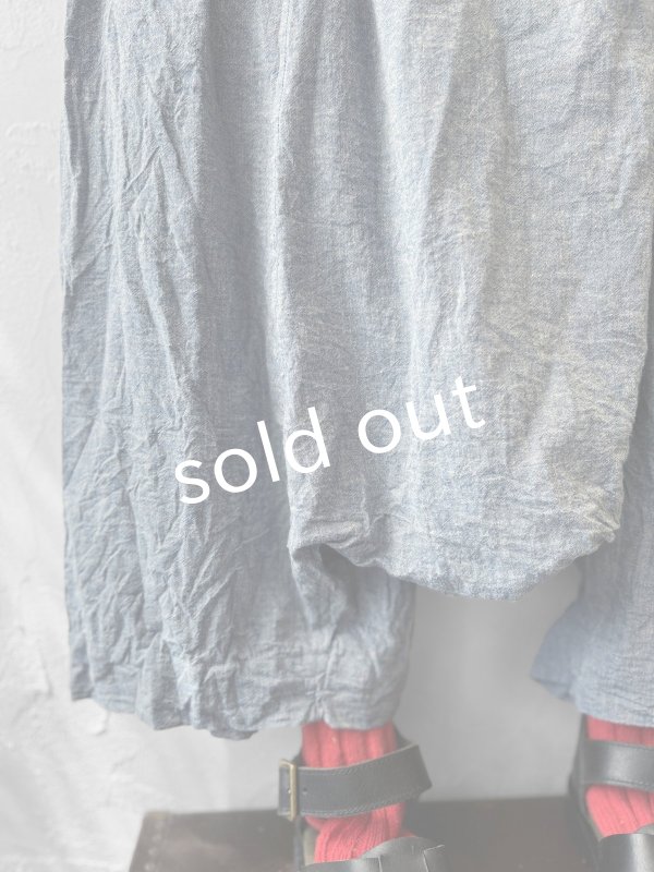 画像3: MARCHE' DE SOEUR／バギーパンツ・ブルー (3)