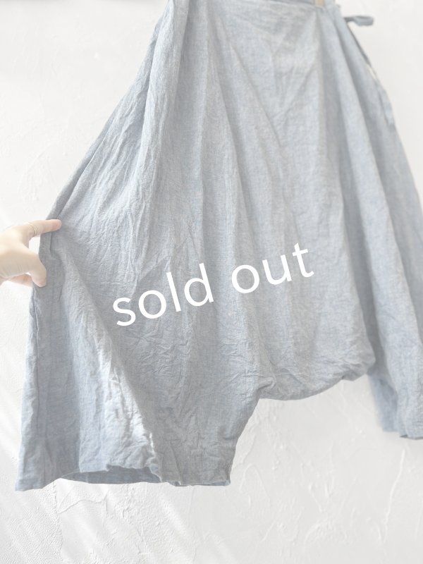 画像4: MARCHE' DE SOEUR／バギーパンツ・ブルー (4)