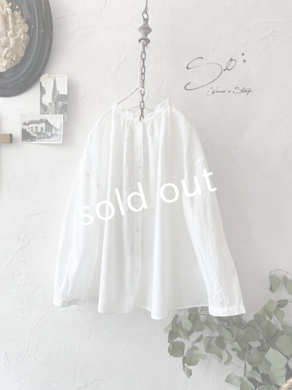 画像5: SO／フリル襟ブラウス・オフ (5)