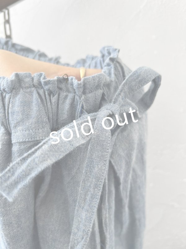 画像9: MARCHE' DE SOEUR／バギーパンツ・ブルー (9)