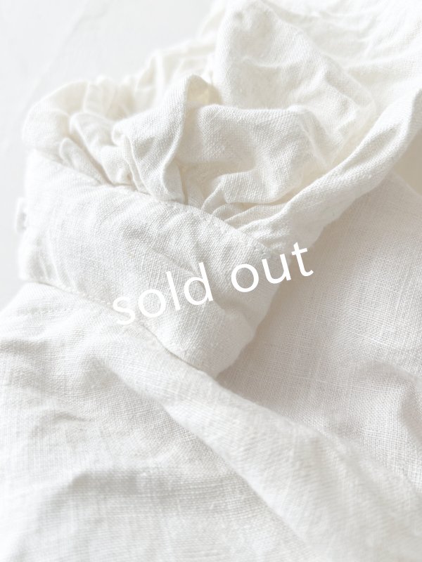 画像8: HALLELUJAH／1890's Bourgeron 羊飼いシャツワンピース・off-white (8)