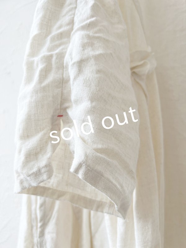 画像5: HALLELUJAH／1890's Bourgeron 羊飼いローブ・off-white (5)