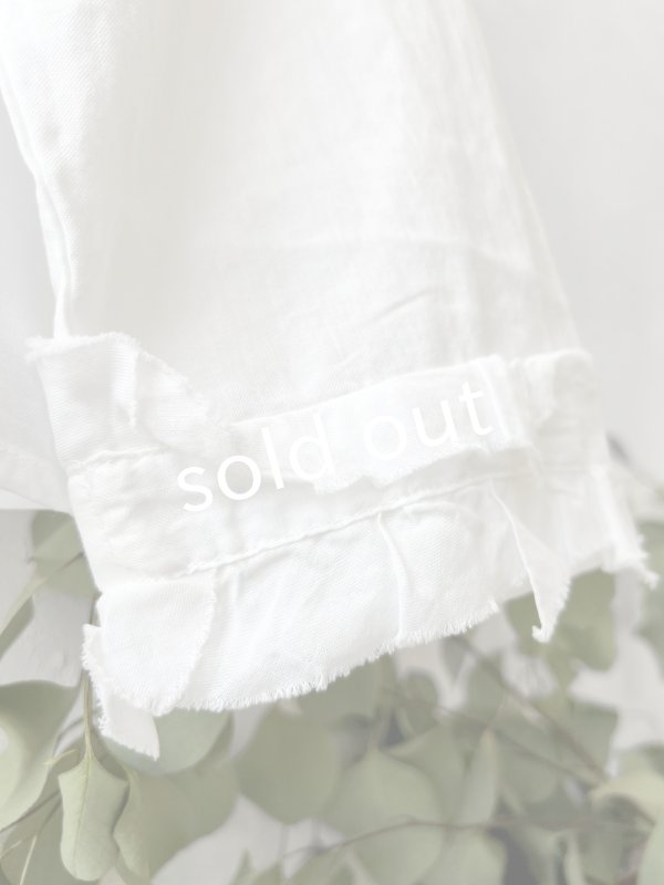 画像13: SO／カーブフリルブラウス・アプリコットベージュ (13)