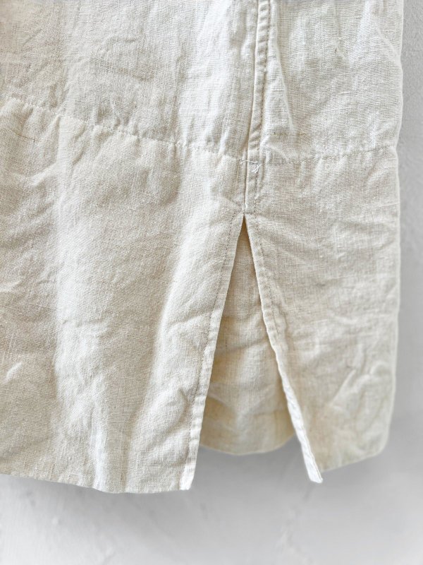 画像7: HALLELUJAH/1890's Bourgeron 羊飼いシャツワンピース・off-white (7)