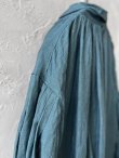 画像9: HALLELUJAH/1890's Bourgeron 羊飼いシャツワンピース・turquoise (9)