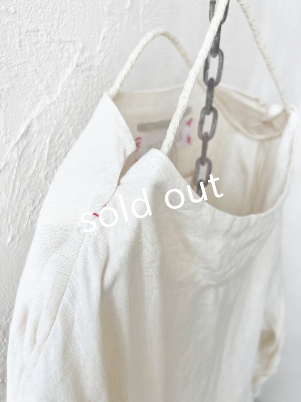 画像8: HALLELUJAH／1890's Bourgeron 羊飼いローブ・off-white (8)