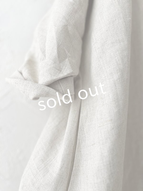 画像7: MARCHE' DE SOEUR／Ａラインフードワンピース・生成り (7)