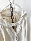画像3: HALLELUJAH／1890's Bourgeron 羊飼いシャツワンピース・off-white (3)