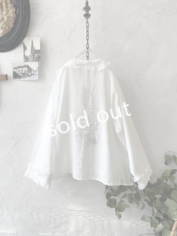 画像8: SO／カーブフリルブラウス・オフ (8)
